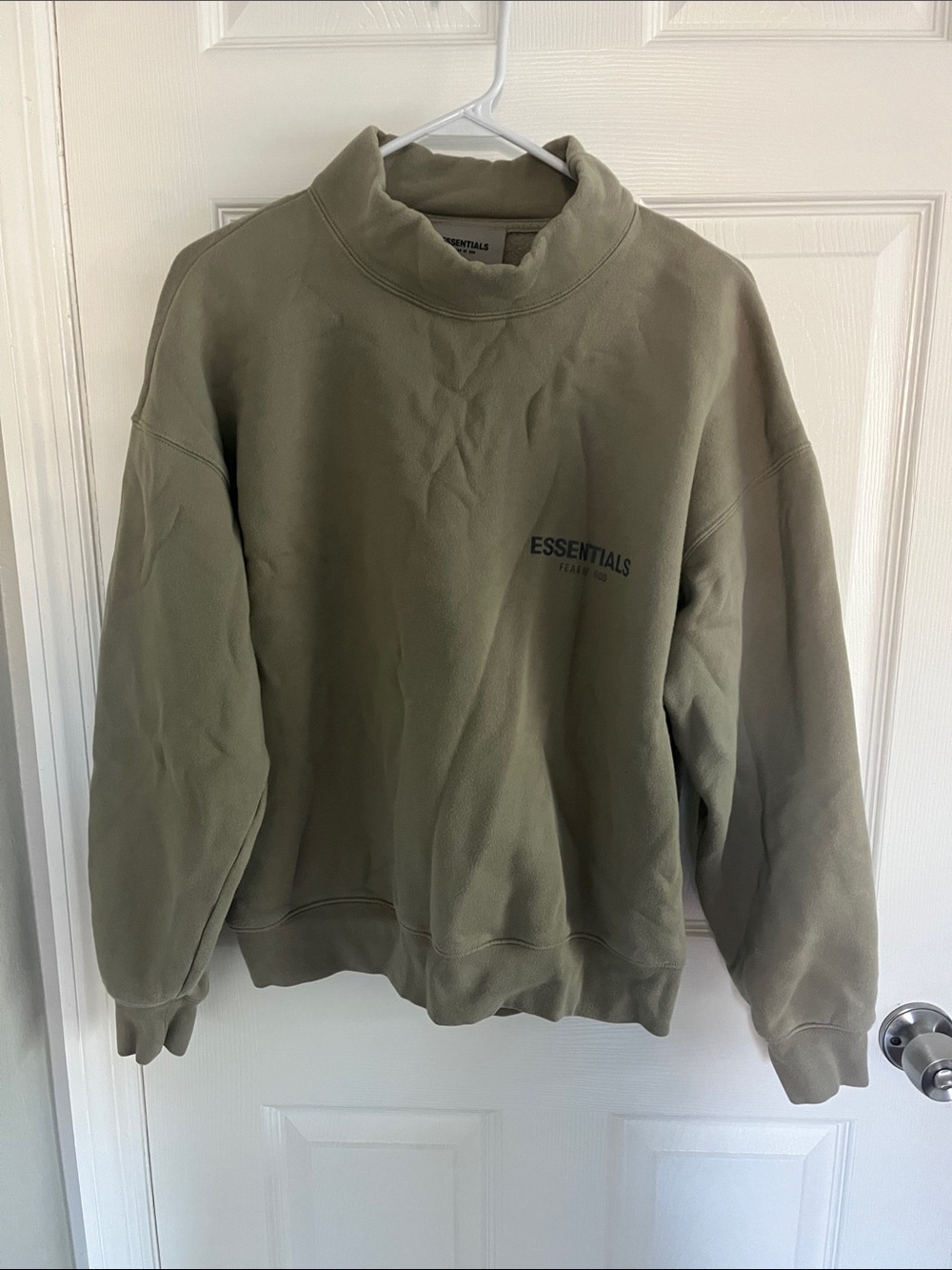 ESSENTIALS Women’s Beige Crewneck Sweatshirt